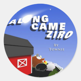 Rond Le long est venu Sticker Ziro