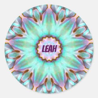 Rond LEAH ~ Sticker Paua Shell personnalisé ~