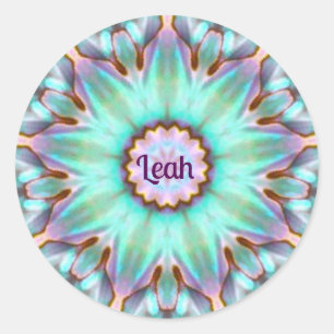 Rond LEAH ~ Sticker Paua Shell personnalisé ~