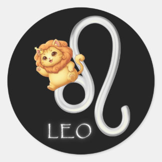 Rond Leo Sticker