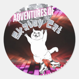 Rond Les aventures du Sticker Skatey Cat