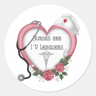 Rond LES INFIRMIÈRES SONT UN Sticker DE LEAGUERS IV