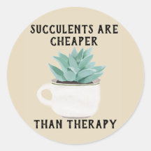 Les Succulents Sont Moins Chers Que Le Sticker Thé