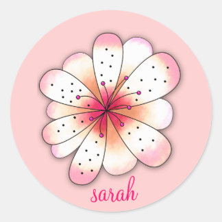 Rond LGC | Sticker en fleurs de cerisiers