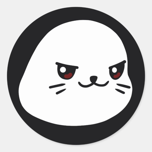 Rond Lil Sappys CUTE MAIS DANGEREUX Sticker (BB) (Devant)