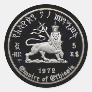 Rond Lion of Judah - Rasta - Jah Rastafari Sticker