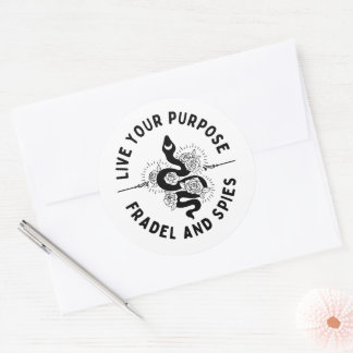Rond Live Your Purpose Sticker