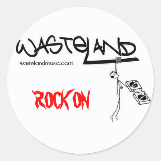 ROND LOGO/ROCK SUR STICKER