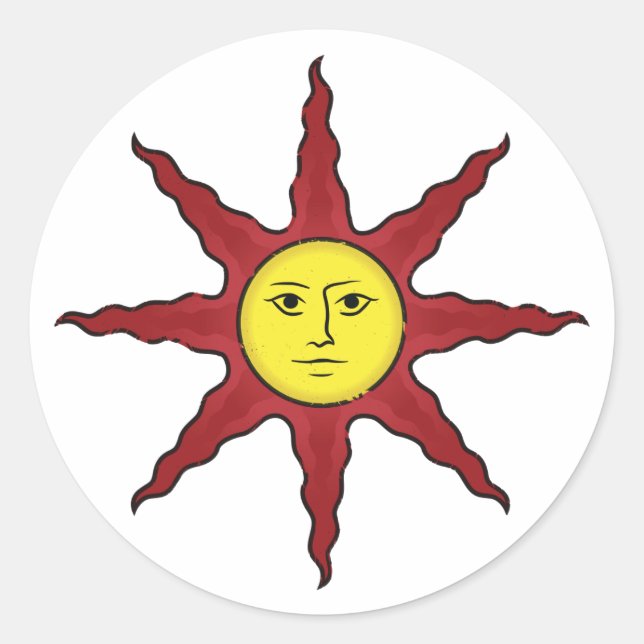 Rond Louez le sticker solaire (Devant)