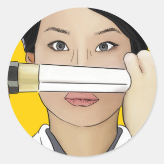 Rond Lucy Lu Kill Bill Sticker