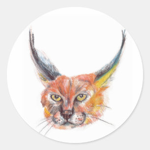 Rond Lynx, Sticker pour amoureux de la nature