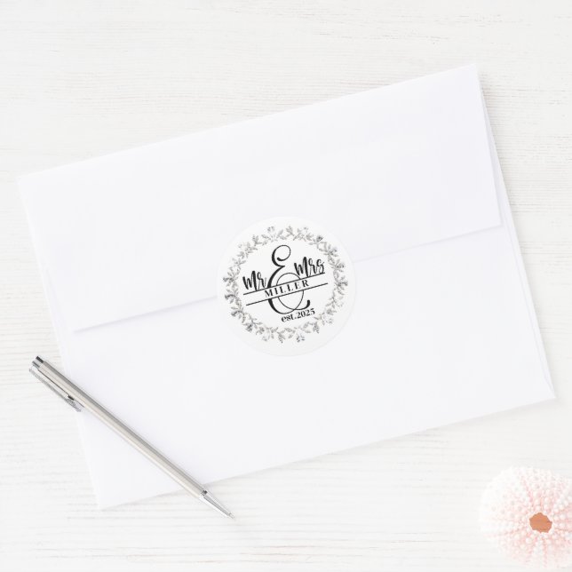 Rond M. & Mme Sticker (Enveloppe)