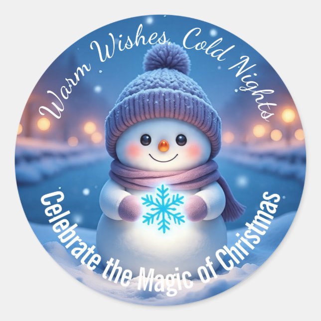 Rond Magic of Christmas sticker (Devant)