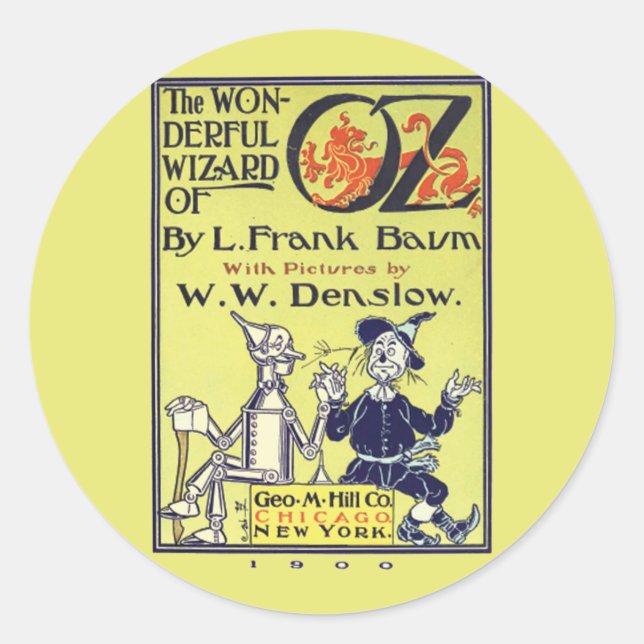 Rond Magnifique Assistant de Sticker Oz (Devant)