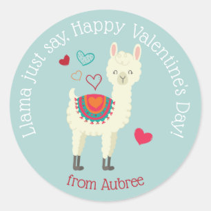 Rond Maman vient de dire Valentine Sticker