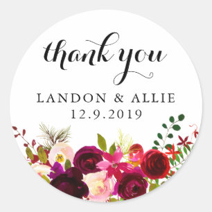 Rond Merci de Bourgogne   Sticker