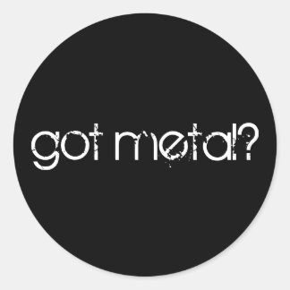 Rond métal ? sticker