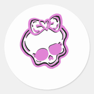 Rond Monster haut Sticker 2 couleurs