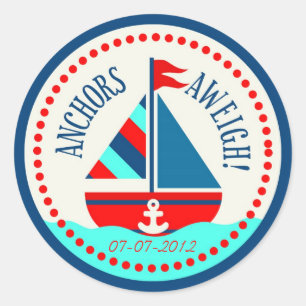 Rond Navires Ahoy ! Sticker B