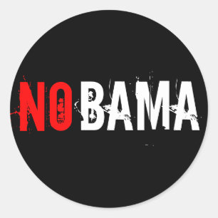 ROND NOBAMA STICKER