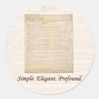 Rond Nous le peuple - Sticker #1