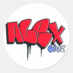 Rond Nouveau Sticker Alex Live