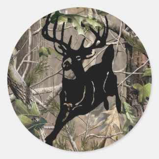 Rond Nouveau Sticker Camo Buck