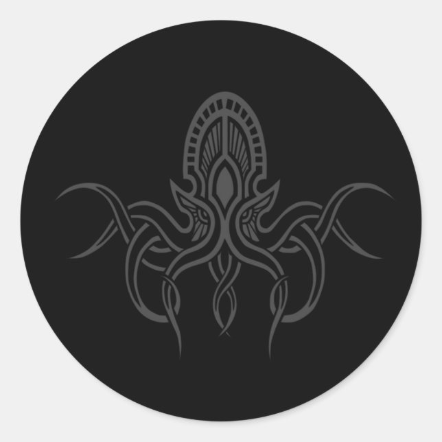 Rond Nouveau Sticker Cthulhu (Devant)