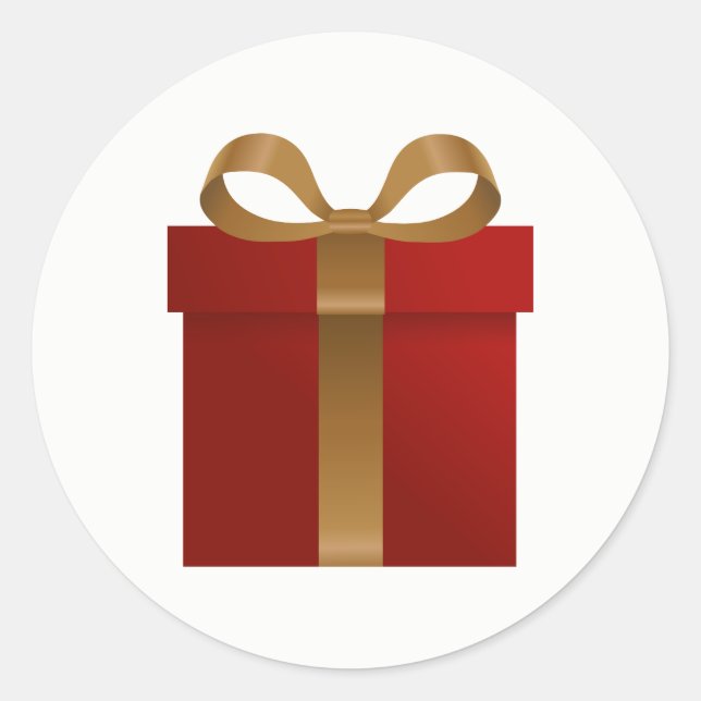 Rond Nutcracker Cadeau de Noël Sticker de voeux (Devant)