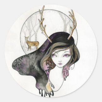 Rond * où nous avons rencontré* Sticker
