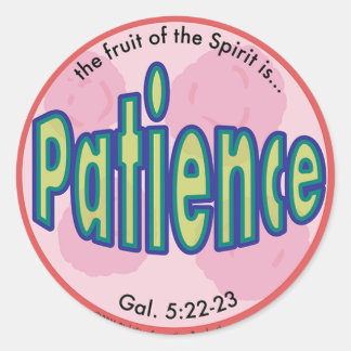 Rond Patience Fruit of the Spirit Spots Sticker
