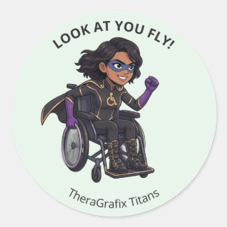 Rond Pediatric Therapy Superhero Reward Sticker