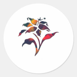 Rond Pepper Flowers Trois Sticker