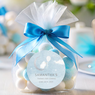 Rond Petit Agneau Avec Ballons Classic Round Sticker