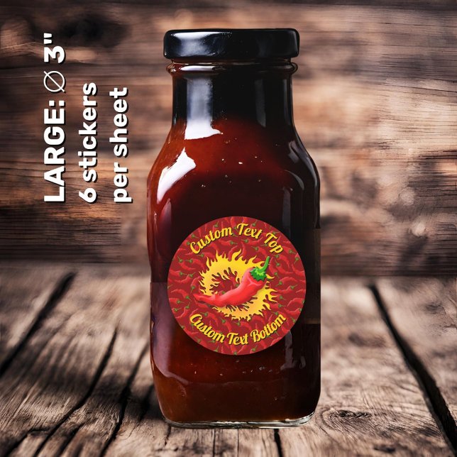 Rond Poivre avec Sticker à flamme (Créateur téléchargé)