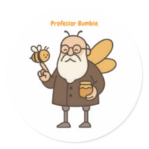 Professor Bumble Kids Sticker Pack