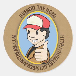 Rond Promouvoir Huebert Sticker