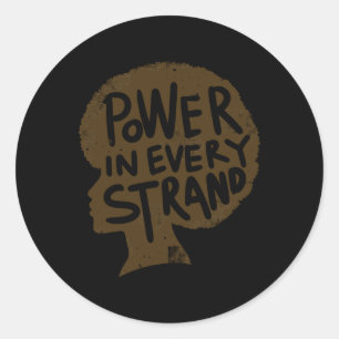 Rond Puissance dans chaque strand Afro Pride Sticker