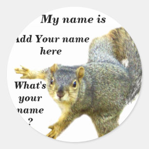 Rond Quel est votre nom_ Sticker