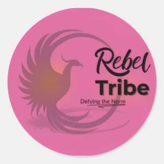 Rond Rebel Tribe Phoenix Logo Sticker