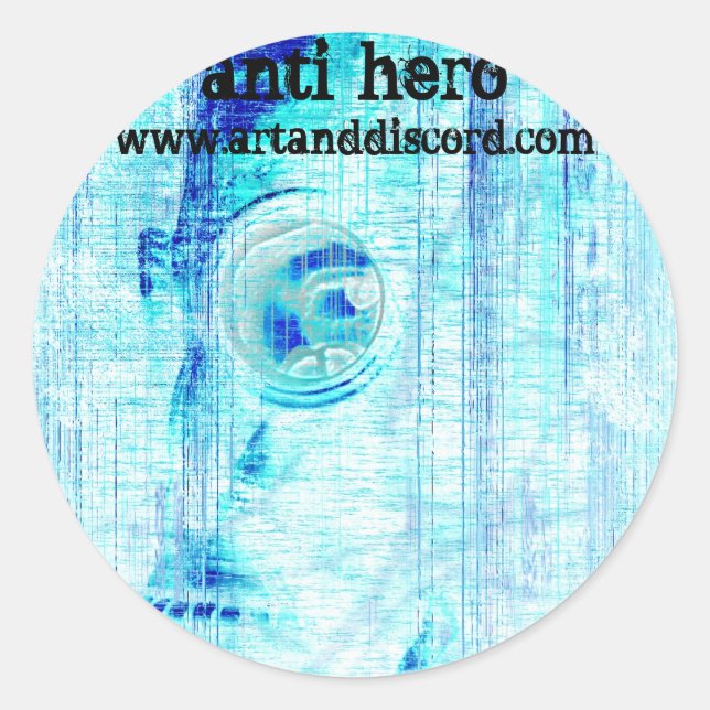 Rond Regardez-moi dans l'oeil Sticker (Devant)