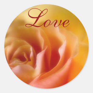 Rond Rose jaune ・ Sticker d'amour