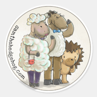 Rond Sam the Hedgehog - Sticker #1