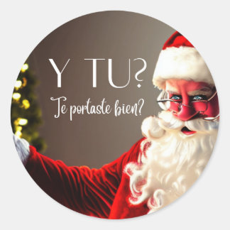 Rond santa Sticker