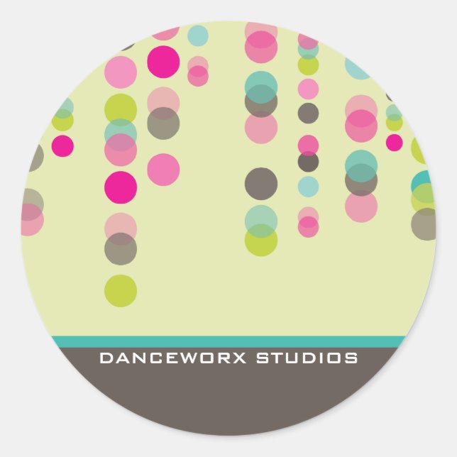 Rond SCEAU DE STICKER :: discotek 1 (Devant)