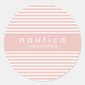 Rond SCEAU STICKER :: rayé nautique 9