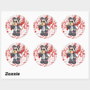 Rond Scrutin Bear Classic Round Sticker