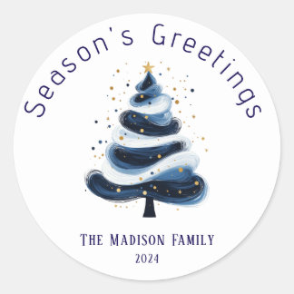 Rond Seasons Greetings Sticker
