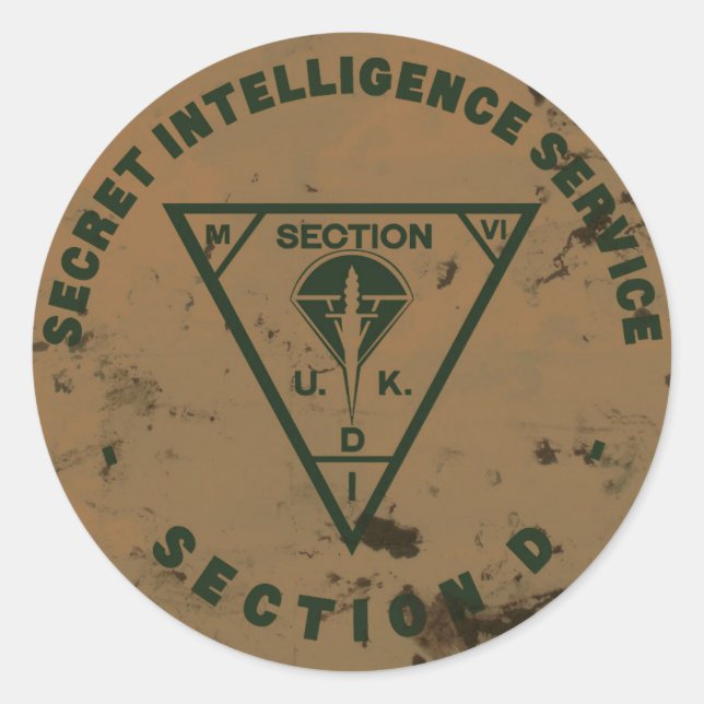 Rond Section D Sticker 3" (Devant)