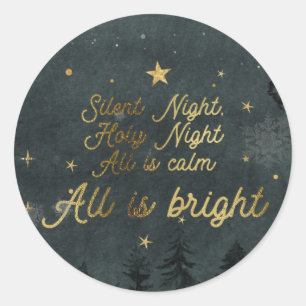 Rond Silence Nuit, Sticker Nuit Sainte